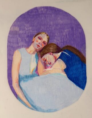 Painting by Frances Hahn