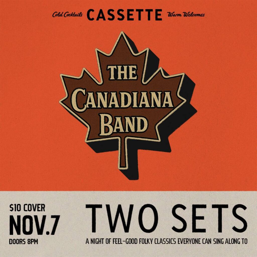 a poster for the canadian band, the two sets