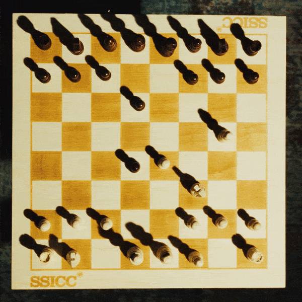 chess pieces on a chess board