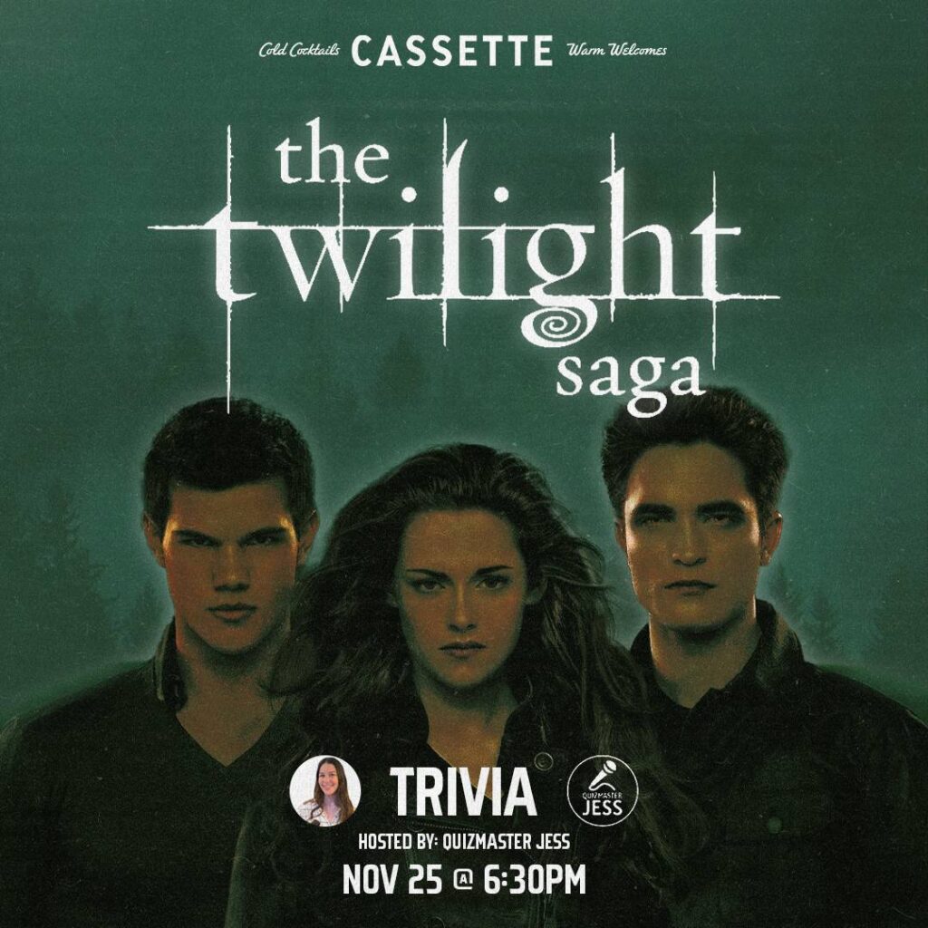 the twilight saga trivia flyer